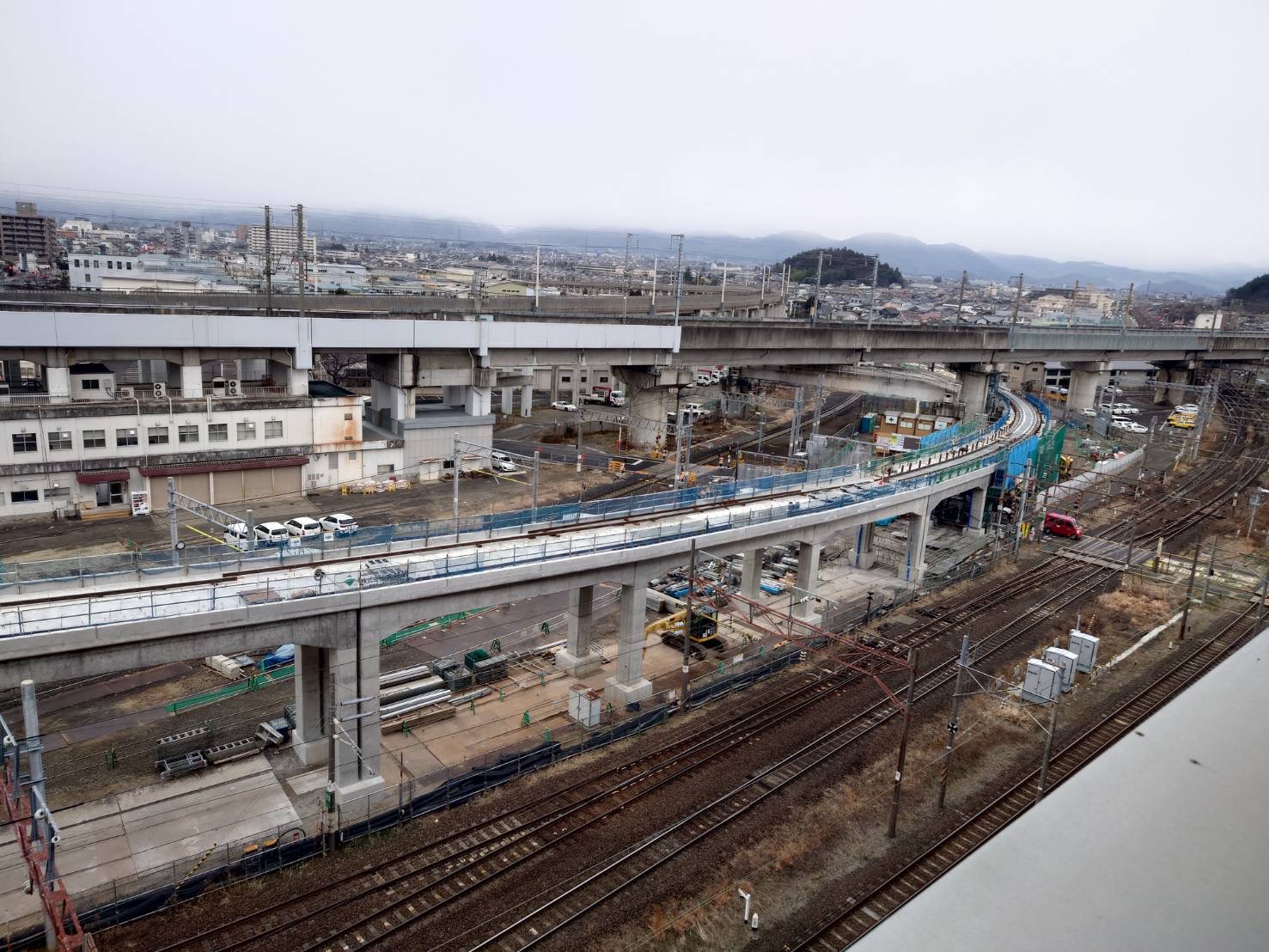 山形新幹線のアプローチ線